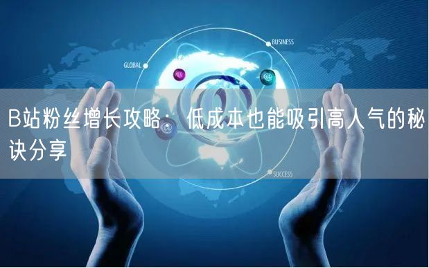 B站粉丝增长攻略：低成本也能吸引高人气的秘诀分享