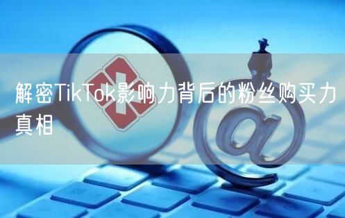 解密TikTok影响力背后的粉丝购买力真相