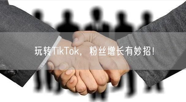 玩转TikTok，粉丝增长有妙招！