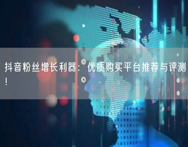 抖音粉丝增长利器：优质购买平台推荐与评测！