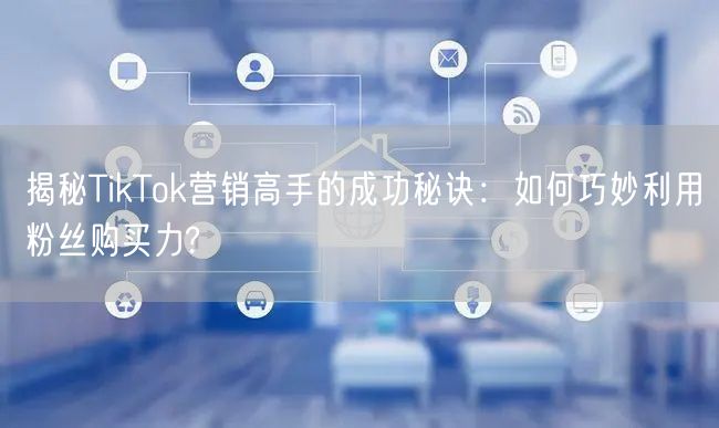 揭秘TikTok营销高手的成功秘诀：如何巧妙利用粉丝购买力?