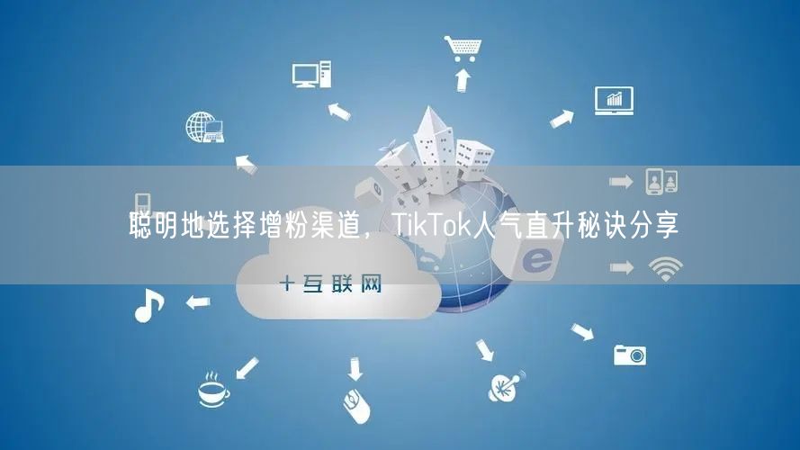 聪明地选择增粉渠道，TikTok人气直升秘诀分享