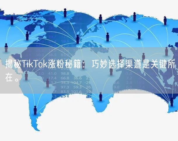揭秘TikTok涨粉秘籍：巧妙选择渠道是关键所在。