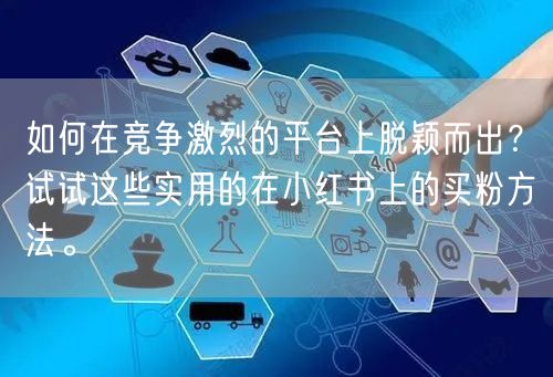 如何在竞争激烈的平台上脱颖而出？试试这些实用的在小红书上的买粉方法。