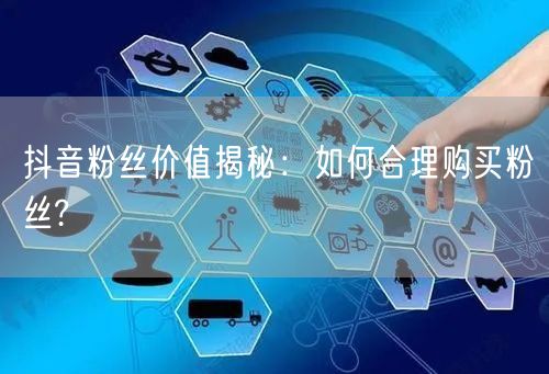 抖音粉丝价值揭秘：如何合理购买粉丝?