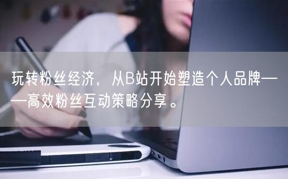玩转粉丝经济，从B站开始塑造个人品牌——高效粉丝互动策略分享。
