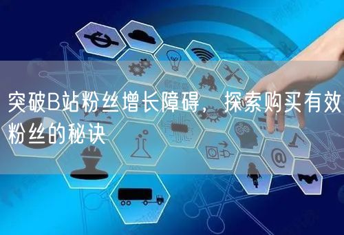 突破B站粉丝增长障碍，探索购买有效粉丝的秘诀