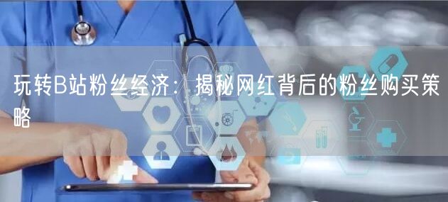 玩转B站粉丝经济：揭秘网红背后的粉丝购买策略