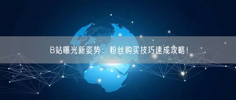 B站曝光新姿势：粉丝购买技巧速成攻略！