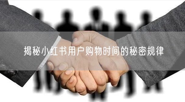 揭秘小红书用户购物时间的秘密规律