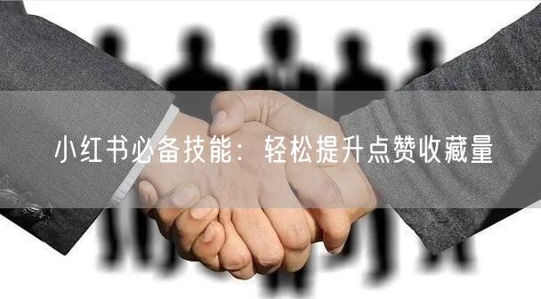 小红书必备技能：轻松提升点赞收藏量
