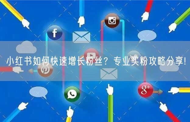 小红书如何快速增长粉丝？专业买粉攻略分享!