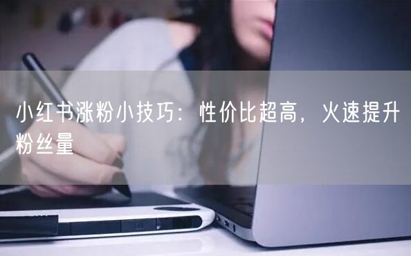 小红书涨粉小技巧：性价比超高，火速提升粉丝量