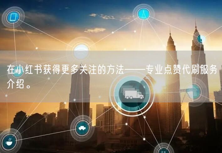 在小红书获得更多关注的方法——专业点赞代刷服务介绍。