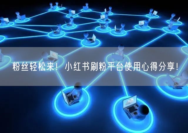 粉丝轻松来！小红书刷粉平台使用心得分享！