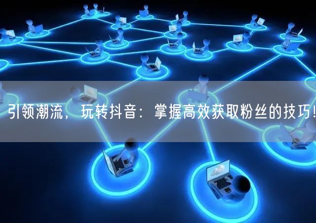 引领潮流，玩转抖音：掌握高效获取粉丝的技巧！