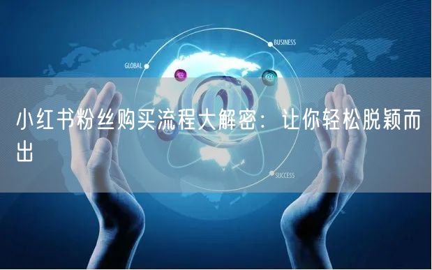 小红书粉丝购买流程大解密：让你轻松脱颖而出