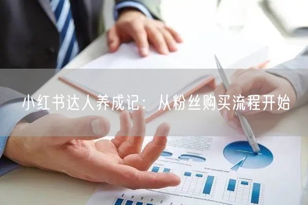 小红书达人养成记：从粉丝购买流程开始