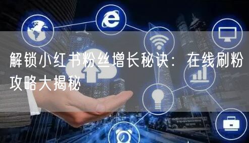 解锁小红书粉丝增长秘诀：在线刷粉攻略大揭秘