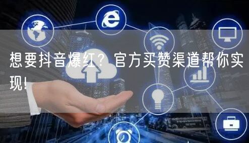想要抖音爆红？官方买赞渠道帮你实现!